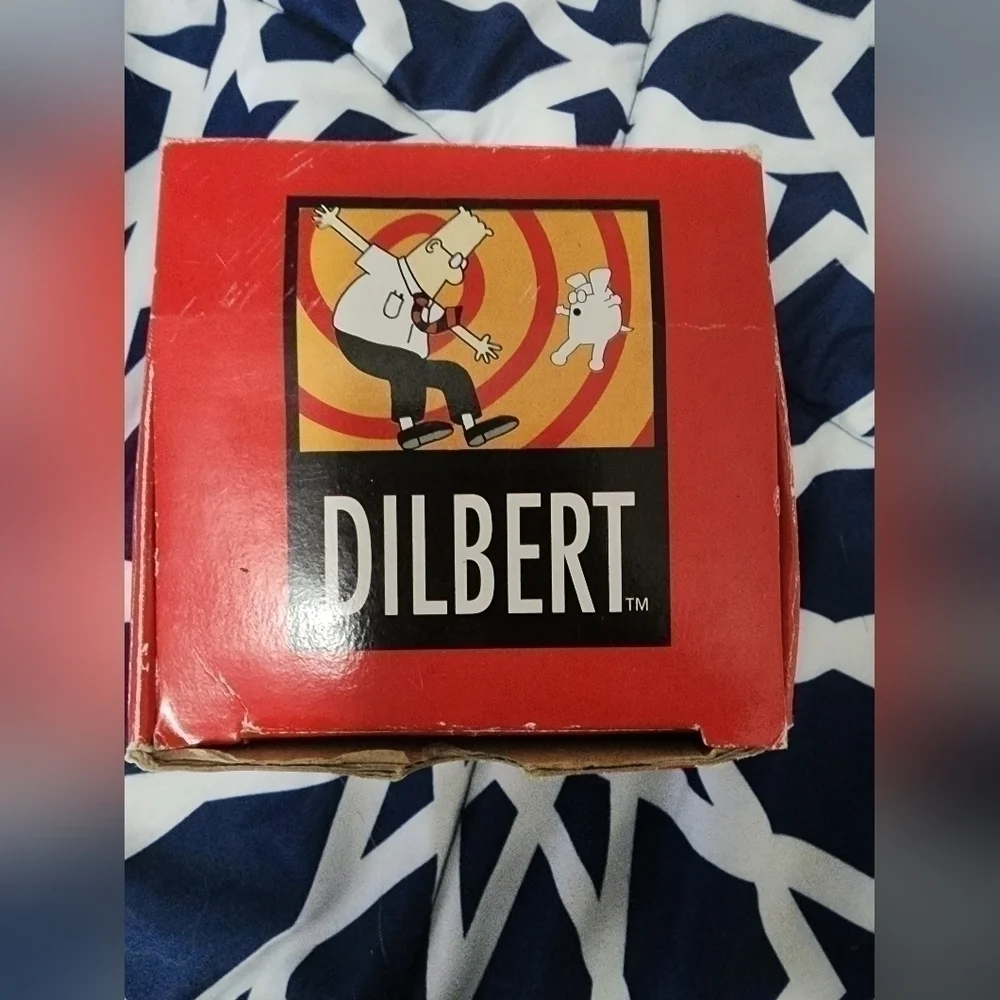 Vintage Dilbert Casual Day Mug with original box